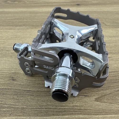 NOS Suntour XC Pro Grease Guard Flat Pedals – Rare Vintage, In Shimano XT Box - Picture 5 of 9
