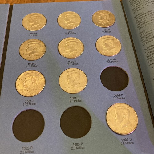 KENNEDY HALF DOLLAR SAMMLUNG BÜCHER 1 &2 (59) VERSCHIEDENE 50c STÜCK MÜNZEN! - Bild 11 von 12