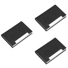  3 sztuki Wizytówki Organizer Przenośny uchwyt na wizytówki Portfel biznesowy