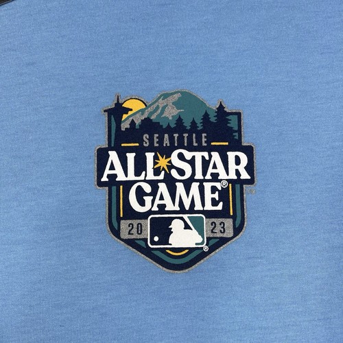 Baseballism T-Shirt Mens Large Sky Blue MLB All-Star Game 2023 Seattle Mariners - Picture 3 of 10