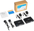 BRAND NEW gofanco HDMI Extender Over IP Ethernet Balun 1080p Up to 394ft Black