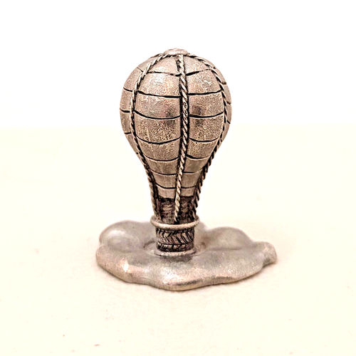 Spoontiques 1987 Tiny Pewter Hot Air Balloon 3060 VTG Collectable Gift Idea 1.5" - Picture 4 of 8