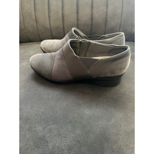 CloudSteppers by Clarks Caddell Denali Damen-Loafer 8,5 grau weich gepolstert Bootie  - Bild 7 von 9