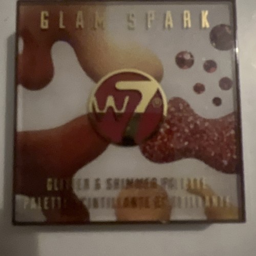 Bean New Sealed Glam Spark Glitter And Shimmer Palette W7 Brand - Picture 5 of 22