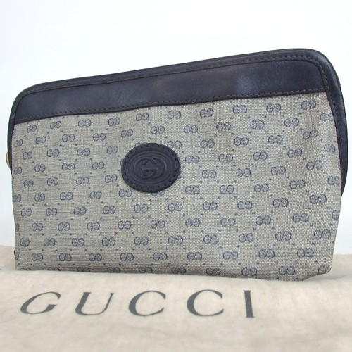 Authentic GUCCI Micro GG Pouch PVC[Used] - Picture 1 of 20