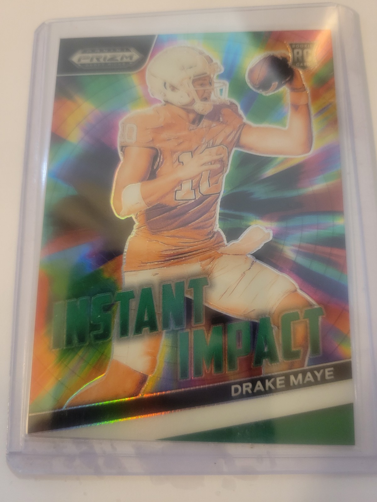 2024 Panini Prizm Draft Picks  Instant Impact Drake Maye #II-DM Green Prizm (RC)