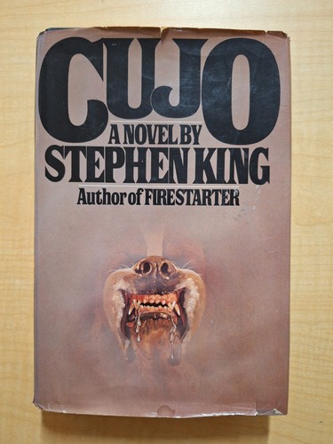 CUJO Stephen King 1981 Hardcover 1. Auflage HC 13,95 $ Schutzumschlagpreis