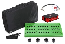 Gator Extra Large Pedalboard Bundle w/ Bag, Power 8 Power Supply, and Patch