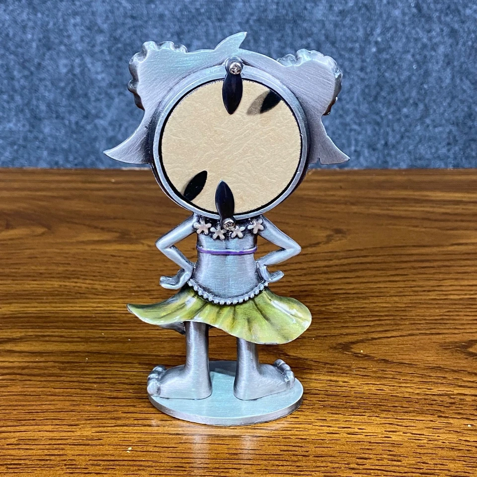 Sonoma Hula Girl Picture Frame 2x2 Novelty Tropical Dancer Photo Holder - Image 3 of 4