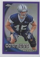 2010 Topps Chrome Retail Purple Refractor /555 Sean Lee #C38 r1i