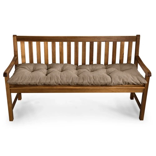 Cojín de pana estilo boho para banco columpio de jardín - extra grueso, 1-4 asientos - Imagen 11 de 11