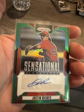 2025 Panini Prizm Baseball Justin Reimer - Sensational Signatures Green
