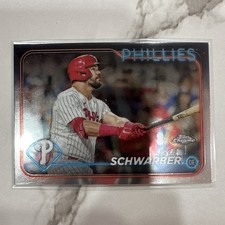 2024 Topps Series 1-Super Box Silver Foil-Kyle Schwarber #136