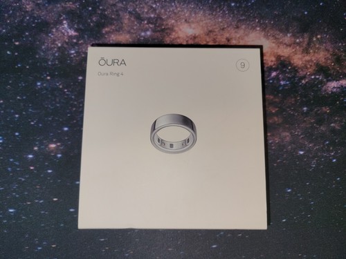 NEW UNOPENED Oura Ring Gen 4 Size 9 Silver - Picture 1 of 4