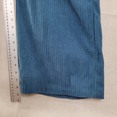 Apfelwein Latzhose Damen mittelblau Cord NEU weites Bein Latzoverall Boho Retro - Bild 5 von 7