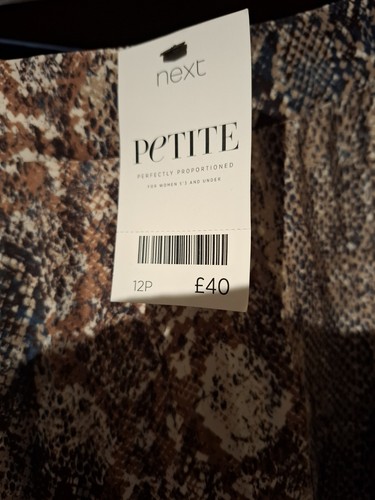 BNWT Next Satin Feel Midi Pull On Skirt Size 12 Petite Rrp £40 - Picture 2 of 4