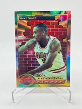 1993-94 TOPPS FINEST STEVE SMITH #97 REFRACTOR SP HEAT