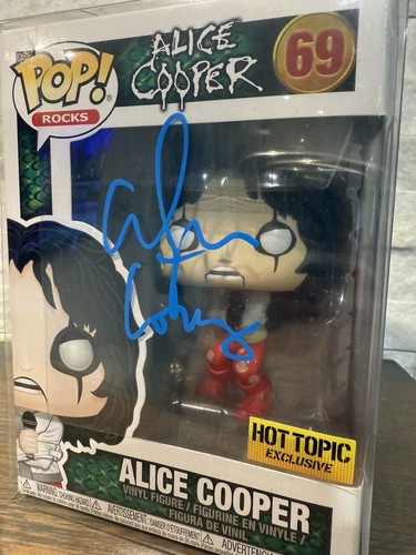 Alice Cooper signierte Funko Pop Vinyl Figur #69 JSA COA Auto Autogramm