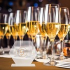  3 Sets Table Setting Decorations Guest Hexagon Names Cards Party