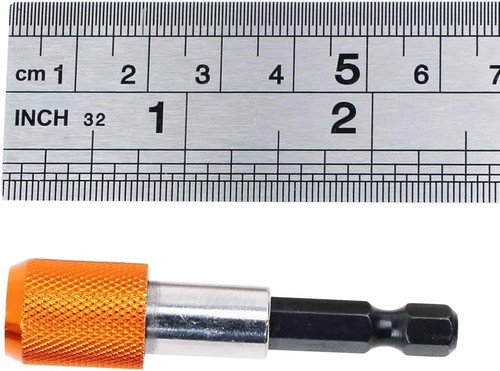 2 Pieces Quick Change Bit Holder Magnetic 1/4" Hex Shank Drill Bit Extension - Picture 6 of 8