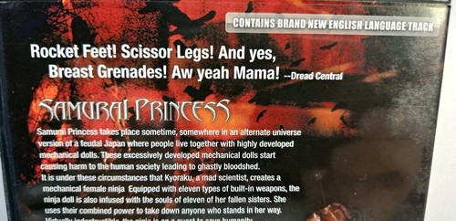Samurai Princess (DVD, 2009, englische Sprache mit Untertiteln) Aino Kishi, OOP - Bild 4 von 6