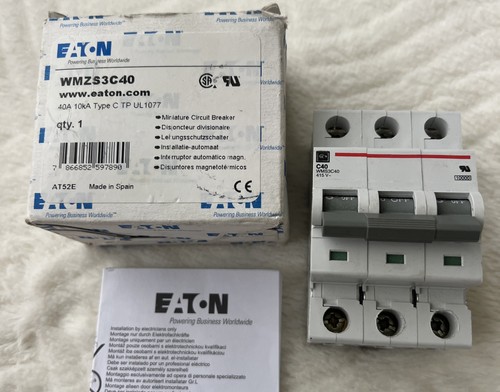 Disyuntor miniatura Cutler Hammer WMZS3C40 - Imagen 1 de 15