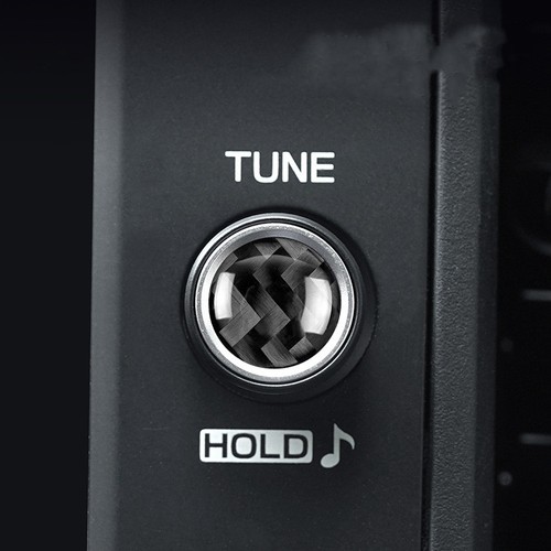 Real Carbon Fiber GPS Tune Vol Knob Trim Cover Fits WRX Crosstrek Outback Ascent - Picture 5 of 5