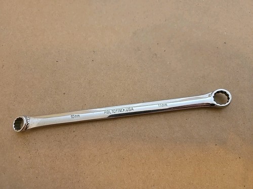 Matco Tools 10MM-11MM 12PT Metric Chrome Double Box End Wrench RBL1011M - Picture 3 of 11