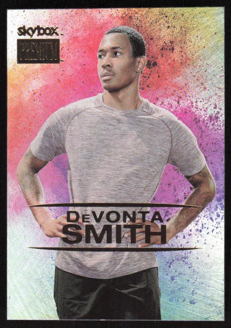 2021 SkyBox Metal Universe Champions Skybox Premium DeVonta Smith #S-4 Rookie