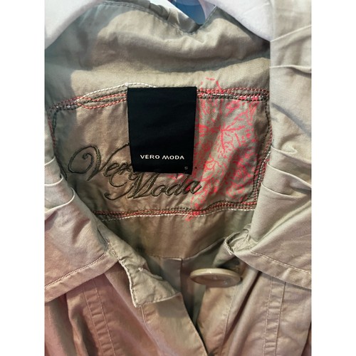 Vero Moda Vegaus 3/4 Trench Coat. Size Small - Picture 3 of 8