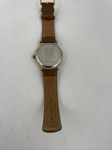 MARVEL "IRON MAN" Uhr großes 44mm Gehäuse / 30M / Leder / Batterie TOP! - Bild 10 von 11