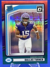 2024 Donruss #331 Dallas Turner Optic Rated Rookies Preview Red and Green