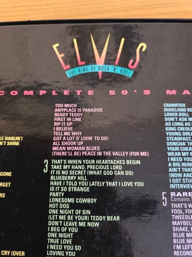 Elvis- The complete 50’s Masters - 5 cassette Box Set With Book. Excellent Cond - Bild 17 von 20