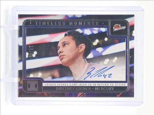 BRITTNEY GRINER 2025-26 IMPECCABLE WNBA TIMELESS MOMENTS BASE AUTO /49 Q3668