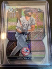 2023 Bowman - Chrome Prospects Spencer Jones #BCP-139 Mojo Refractor (RC)