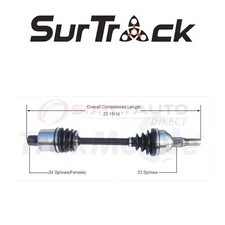 SurTrack SN-8021 CV Axle Shaft for Constant Velocity gc