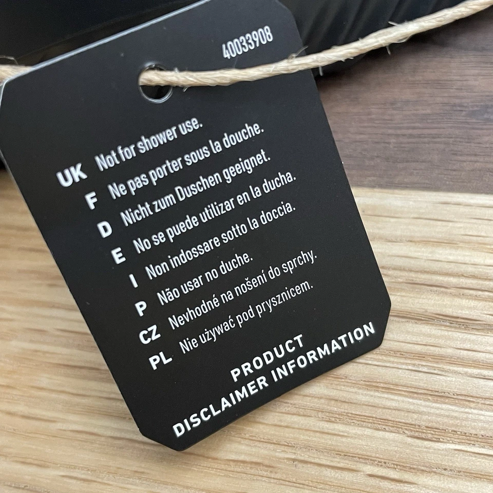 Sandálias Adidas Alpha Bounce 2 Slides Masculinas Tamanho 10 Pretas Slip On Atlético Novo com etiquetas - Imagem 3 de 4