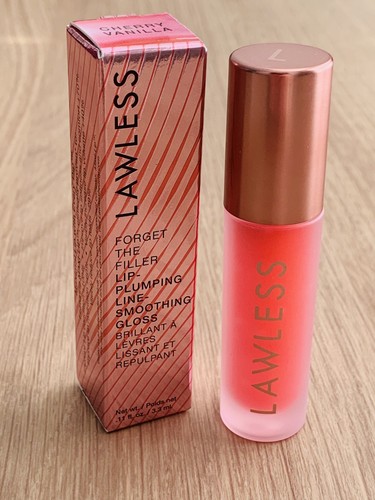 Lawless Beauty Forget The Filler Lip Plumping Gloss Cherry Vanilla Full Size - Picture 1 of 10