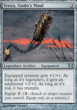 MTG magic cards 1x Tenza, Godo's Maul Champions Light Play, English