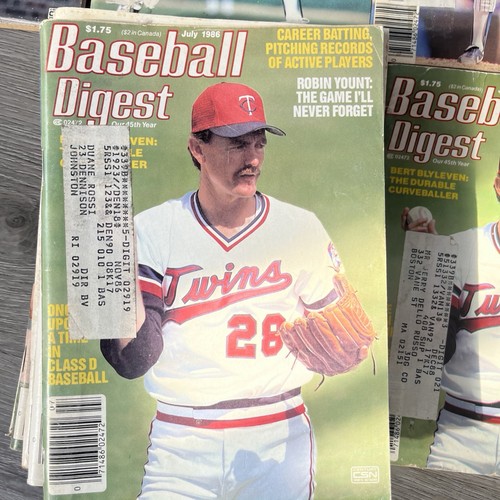 Lote de 20 revistas vintage de resumen de béisbol Maddux Guidry surtidas, HendersonMLB - Imagen 12 de 12
