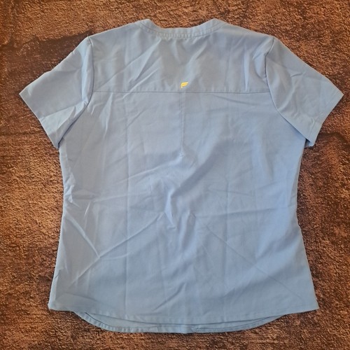 Blusa Médica Fabletics para Mujer Azul Medio - Imagen 3 de 3