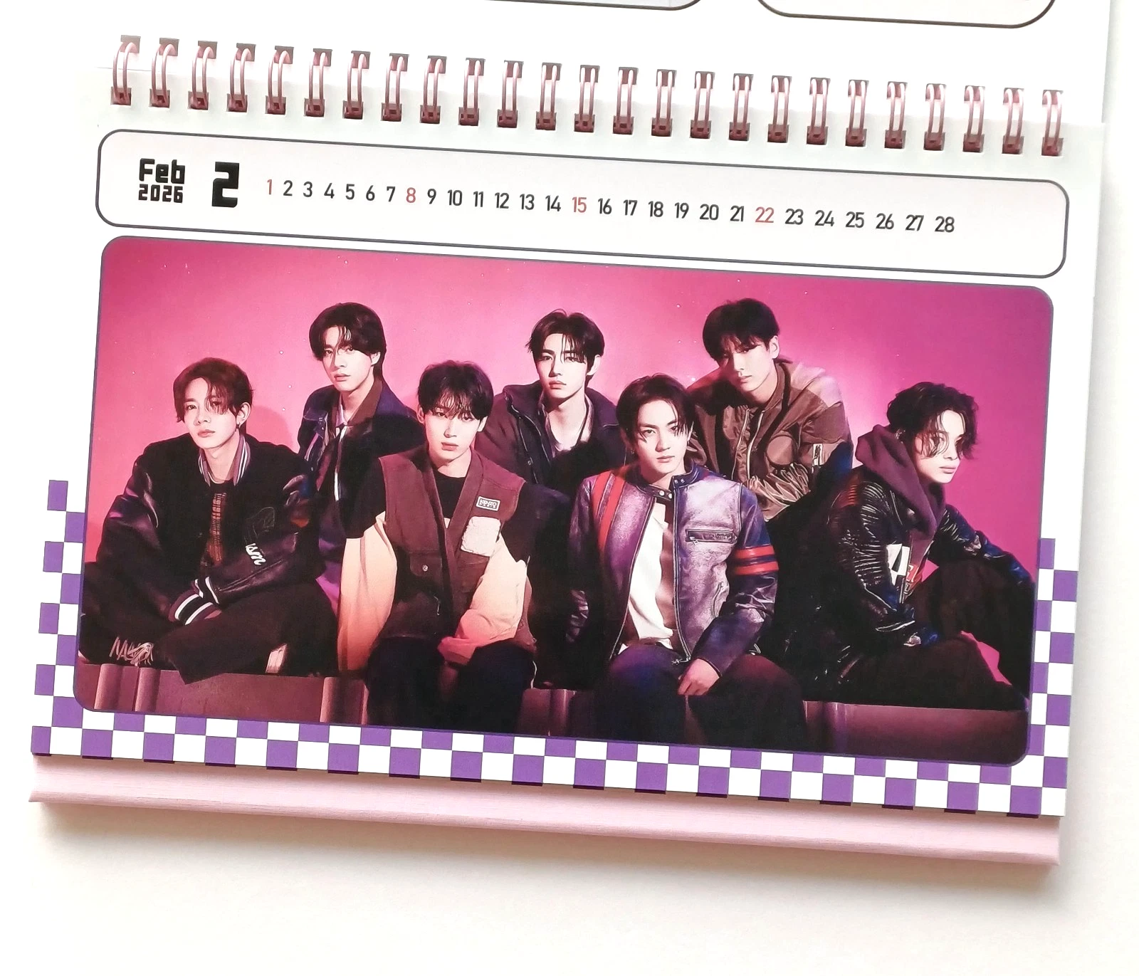 Enhypen Photo Desk Calendar 2026 2027 K-pop Goods Gift