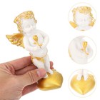 Resin Craft Angel Statue Angel Figure Sculpture Resin Small Ornaments Statue