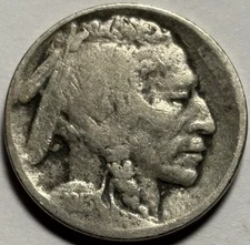 1913-S Type 2 Buffalo Nickel — Circulated — Key Date 🔥