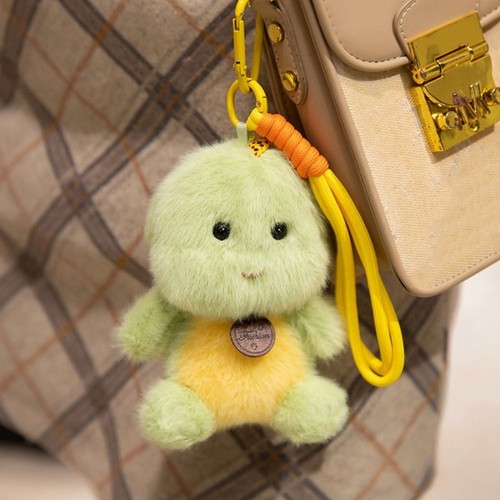 Elephant Dinosaur Panda Sloth Keychain Stuffed Capybara Doll Kids Toy - Picture 8 of 24