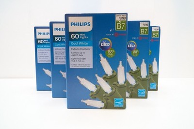 Lot of 5 Philips 709499-101 Christmas String Light