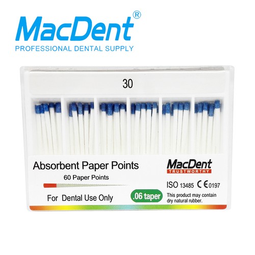 MacDent Dental Root Canal Endo Treatment Gutta Percha Points .02/.04/.06 Taper - Picture 56 of 63