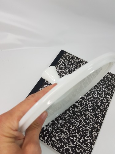 Vintage Federal Heat Proof Milk Glass 8" Grease Jar 2.5qt Lid - Picture 4 of 6