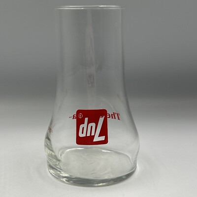 70s 7UP Upside Down Glass The UNCOLA Coca Cola 7-Up 1970s