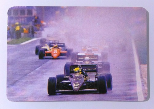 AYRTON SENNA ~ LOTUS 97T ✱ Ultra Rare Vintage F1 Formel 1 Taschenkalender 1987 - Bild 2 von 5